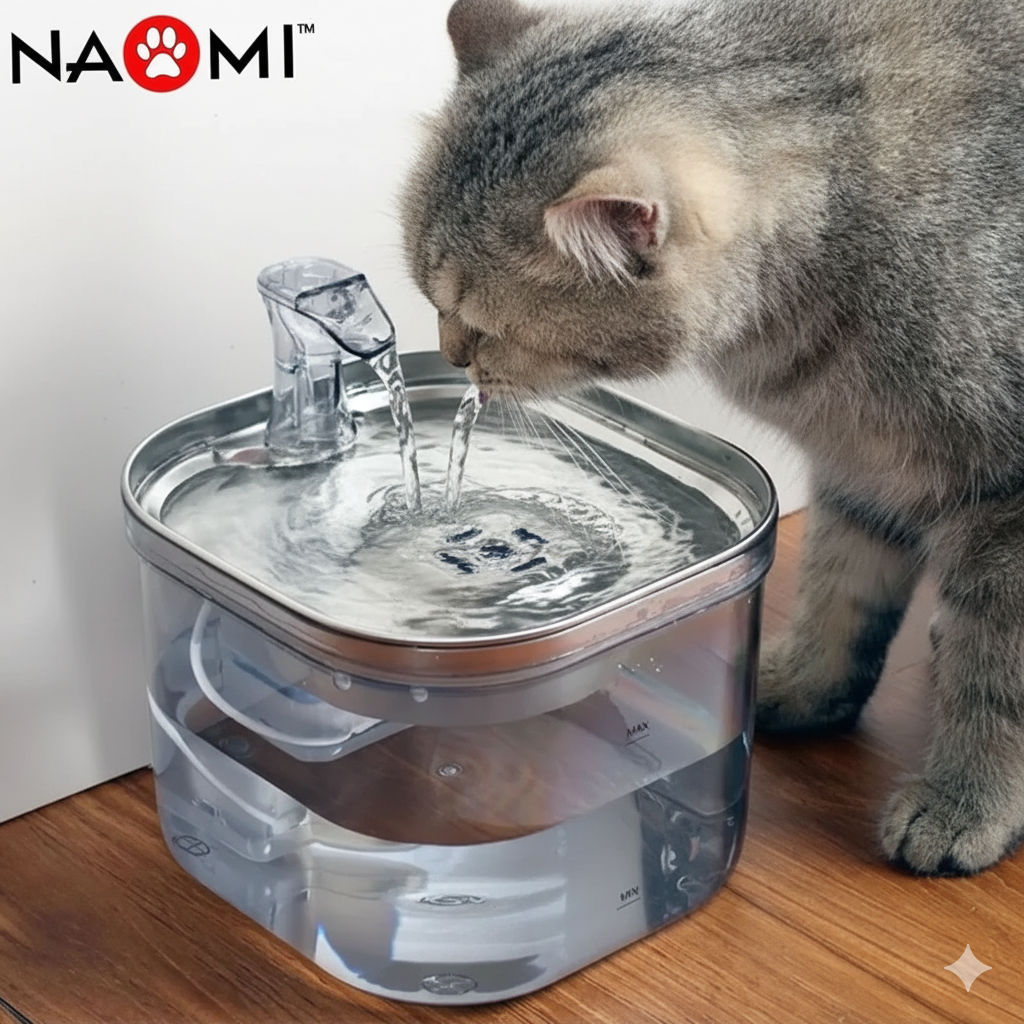 Smart Pet Water Fountain Stainless Steel Bowl.