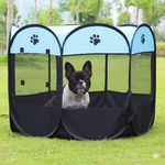 Pet Tent for Cats and Small Dogs Blue Small 73x73x43 cm.