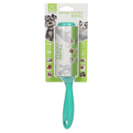 Pet grooming brush with packaging on a white background