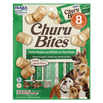 Churu Bites Chicken Recipe wraps Chicken with Tuna Recipe For Dogs 8 Packs.