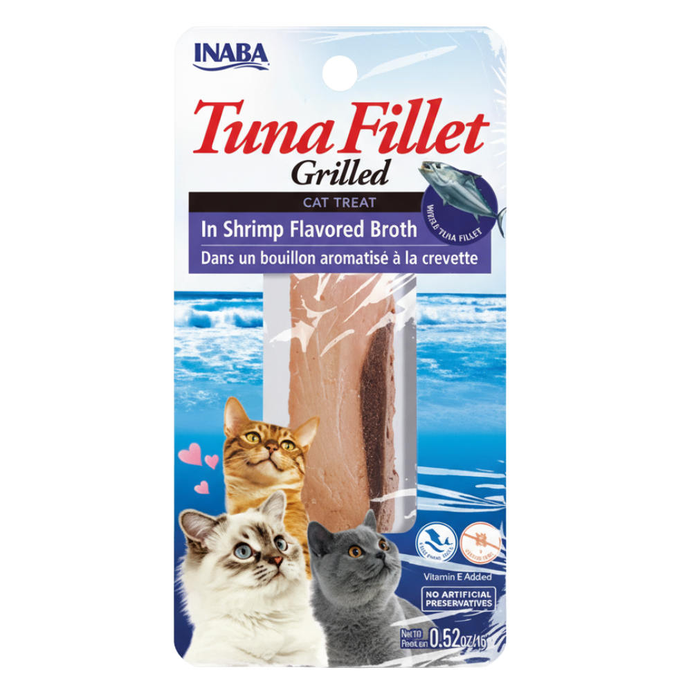 Churu Grilled Tuna Shrimp Flavored Broth For Cats 25g.