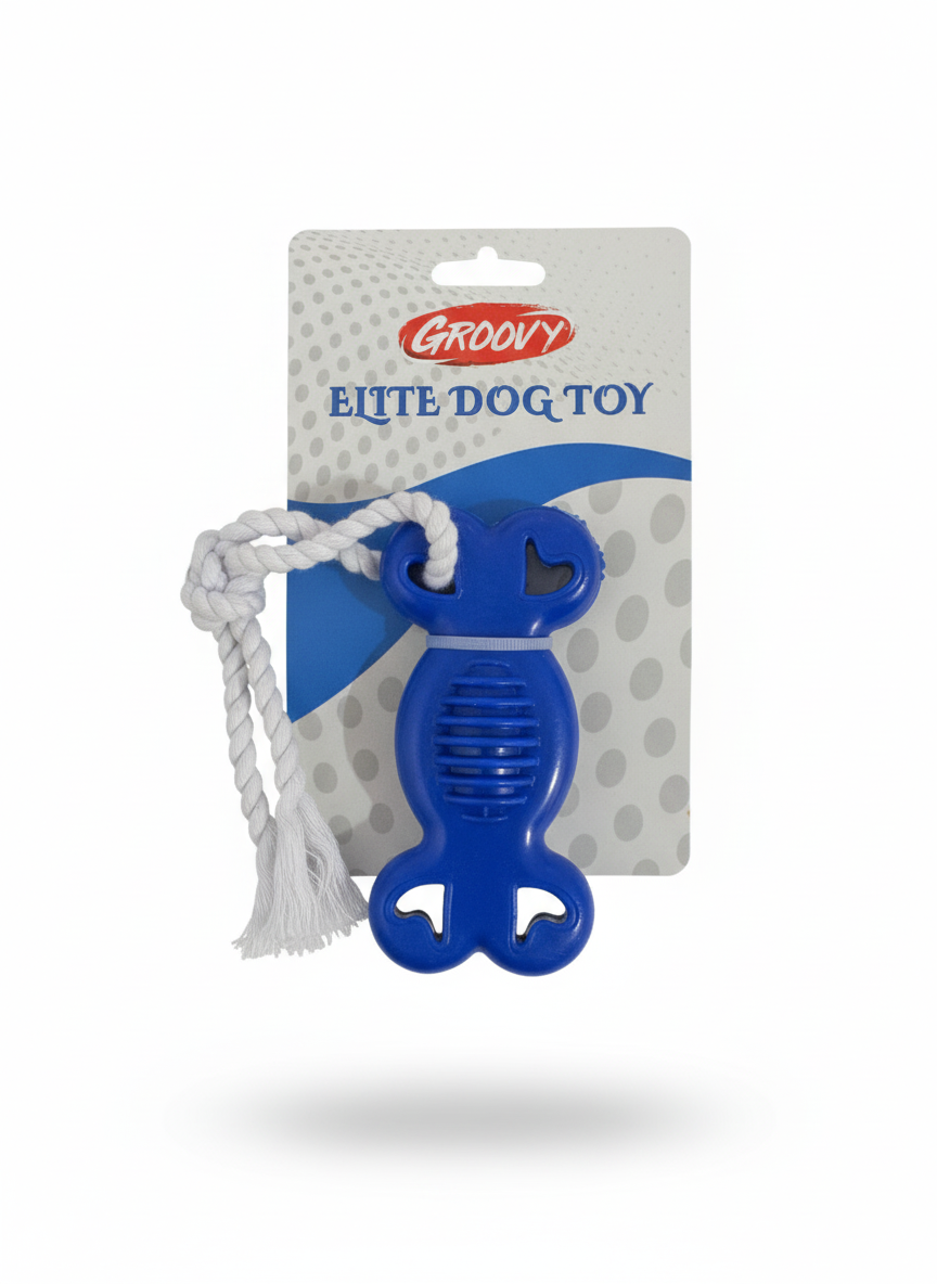 Groovy Elite Dog Toy Braided Bone
