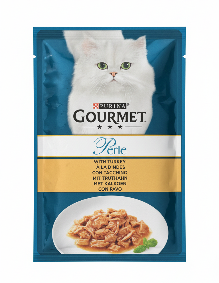 Gourmet Perle with Turkey Pouch 85g