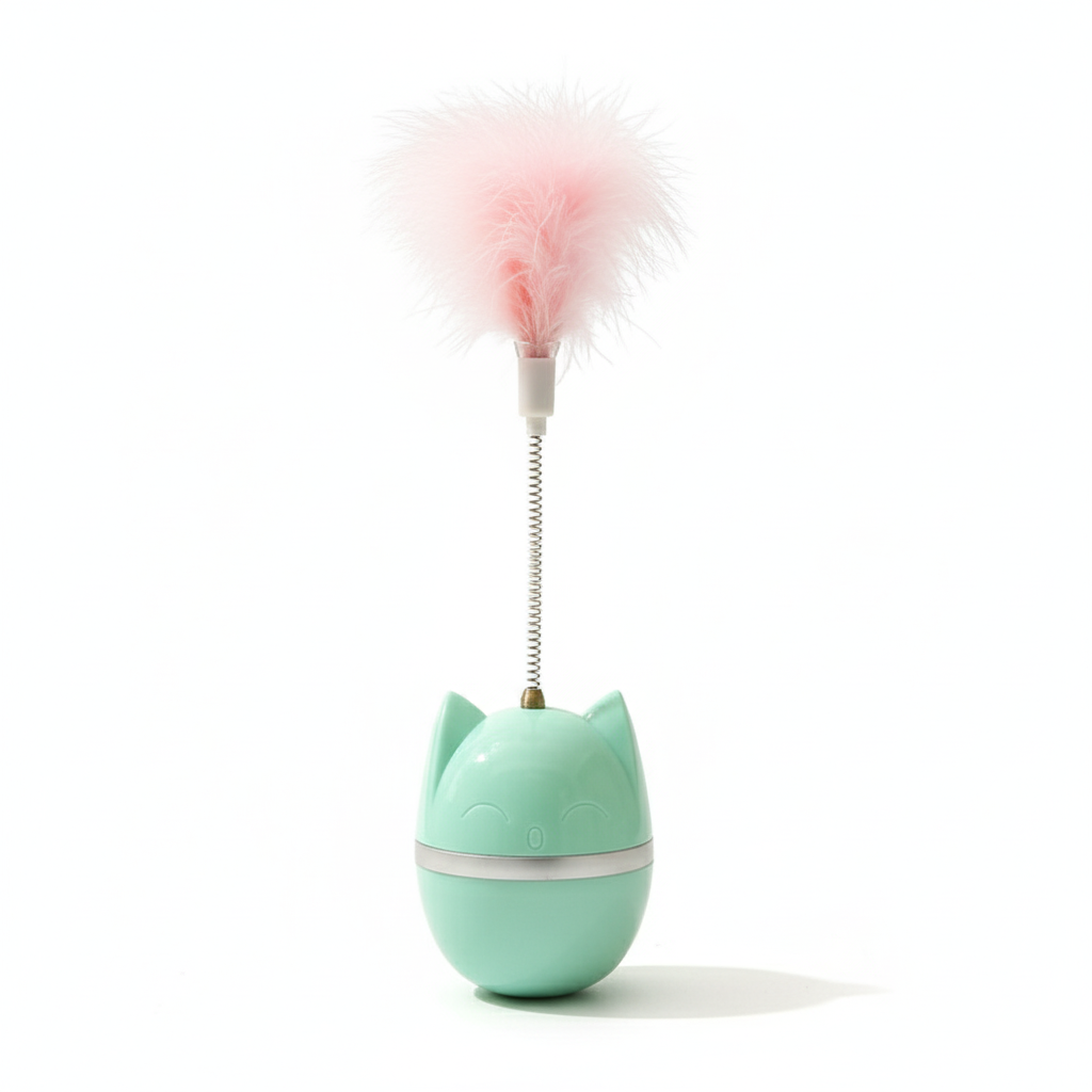 Cartoon Cat Head Tumbler Toy.