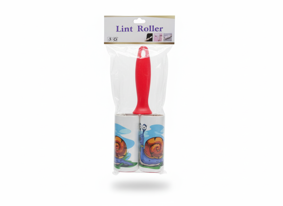 Lint Roller Set with 3 Decorative Refills.