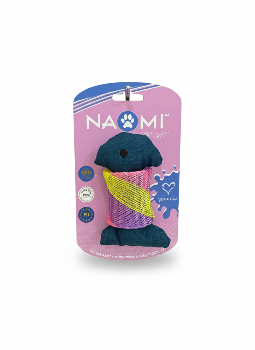 Naomi Plush Cat Toy Fish.