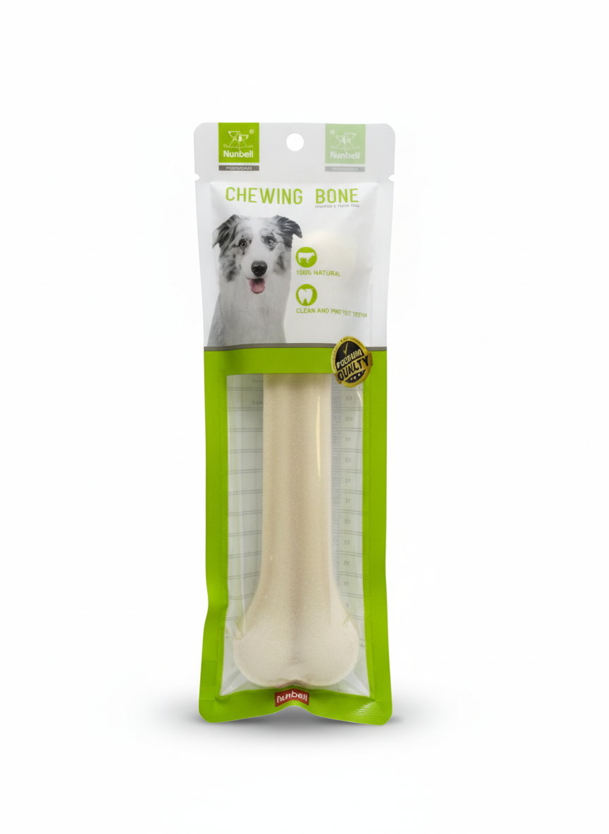 Nunbell Chewing Bone Dog Treats Bone Medium.