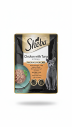 Sheba Premium Cat Food Chicken With Tuna In Gravy 70g