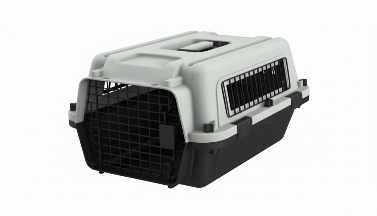 Naomi IATA Pet crate with wheelsSize: 81x56x64cm.