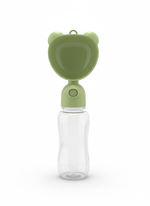 Pet water bottle with cup 550ml.