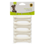Dog chew toy with packaging on a white background