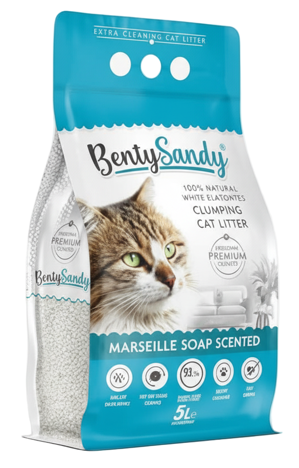 Benty Sandy Cat Litter Marsella SOAP SCENTED 5L