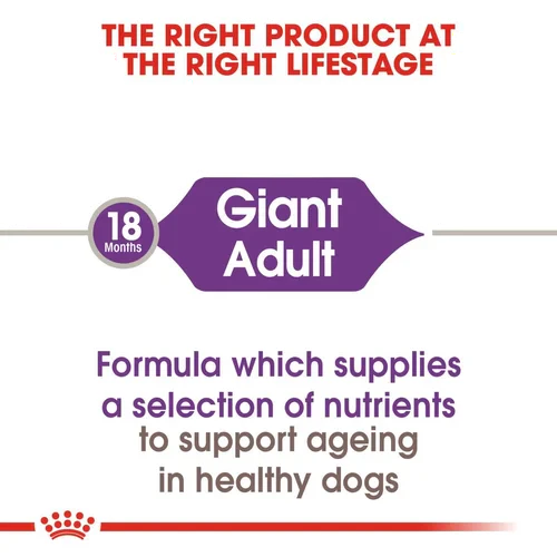 Royal Canin Giant X-Large Breed Adult Dog Food.