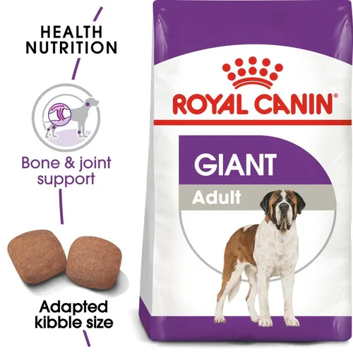 Royal Canin Giant X-Large Breed Adult Dog Food.