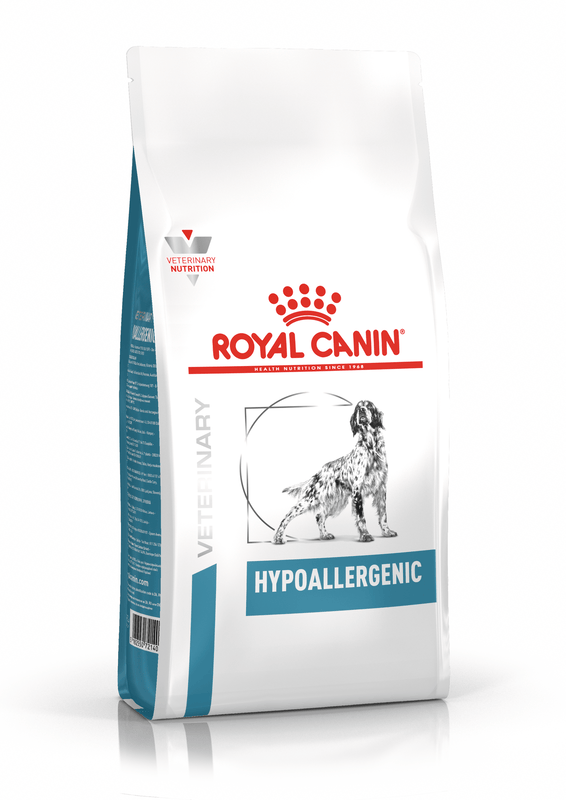 Royal Canin Hypoallergenic All Breeds Adult Dog Food.