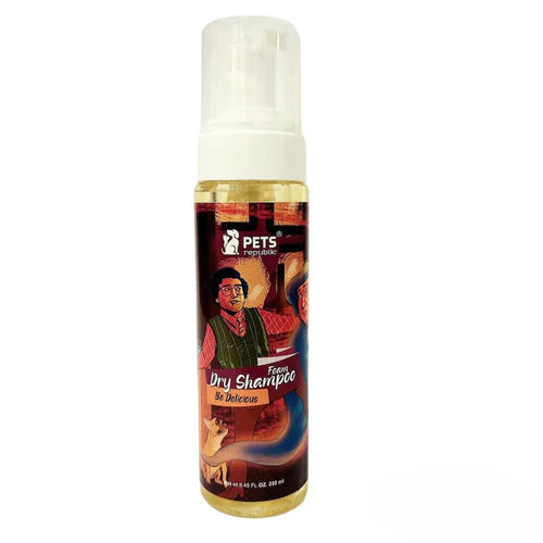 PETS Republic Foam Dry Shampoo Be Delicious 250ml.