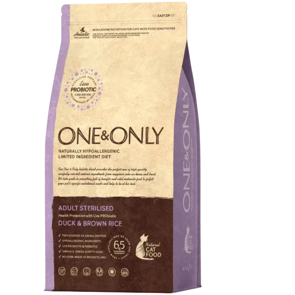 One&Only cat food package on a white background