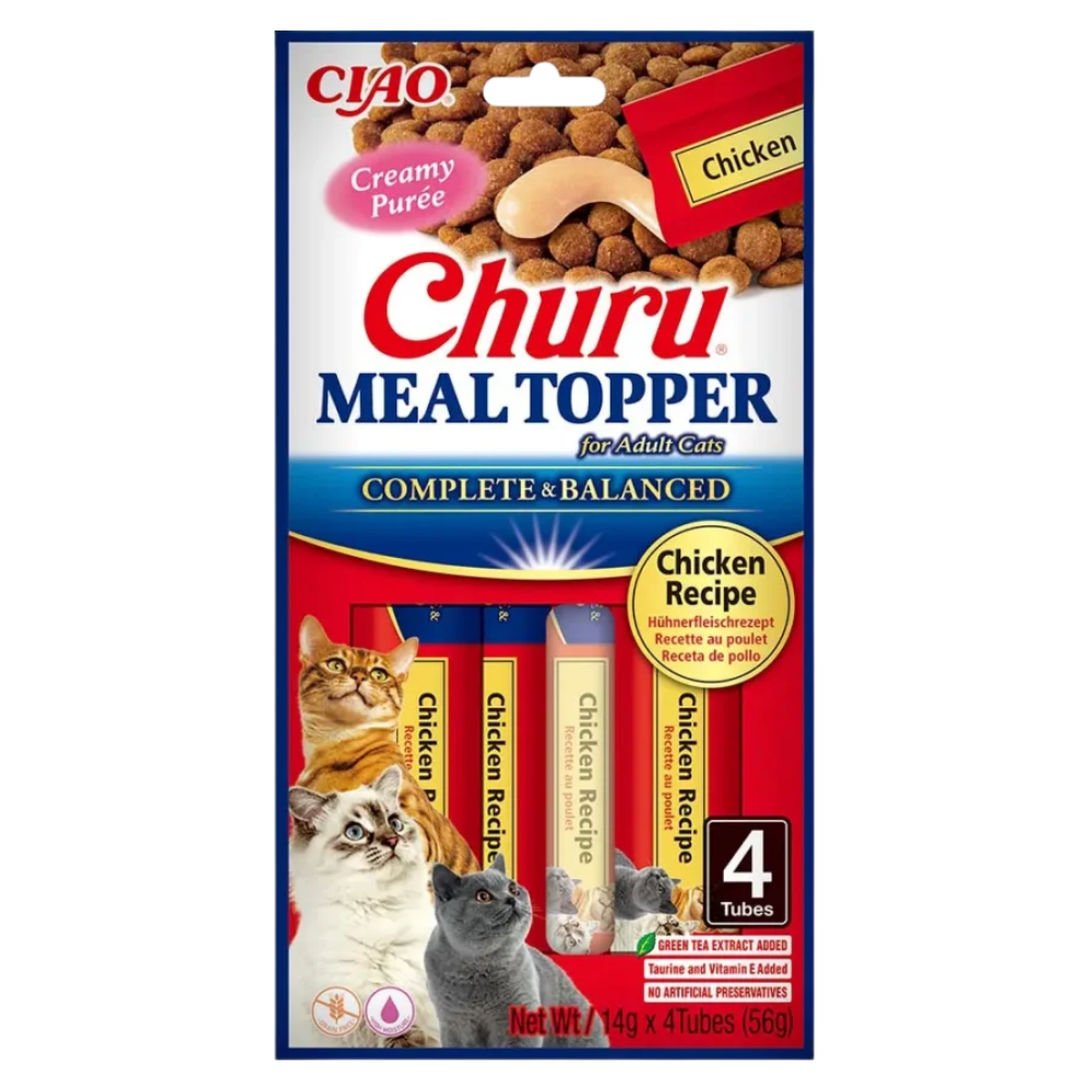 Churu Meal Topper Chicken Recipe For Cats Tubes 56g