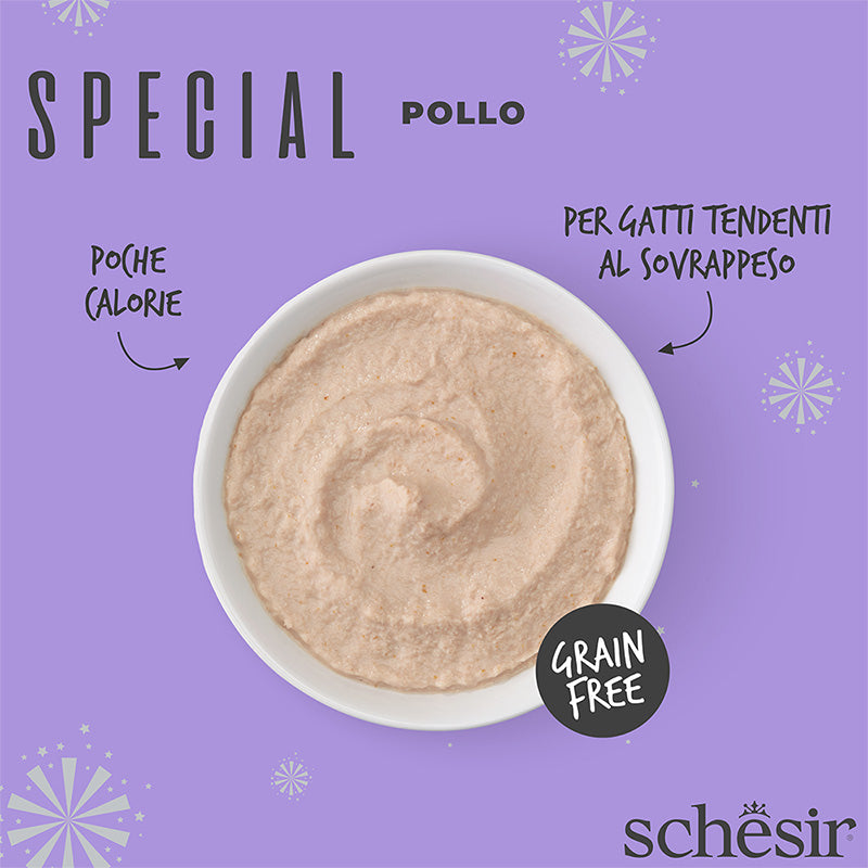 Schesir Light pollo in mousse 70g in busta.