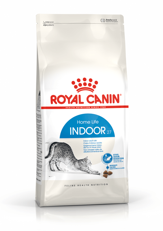 Royal Canin Indoor 27 All Breeds Adult Cat Food.