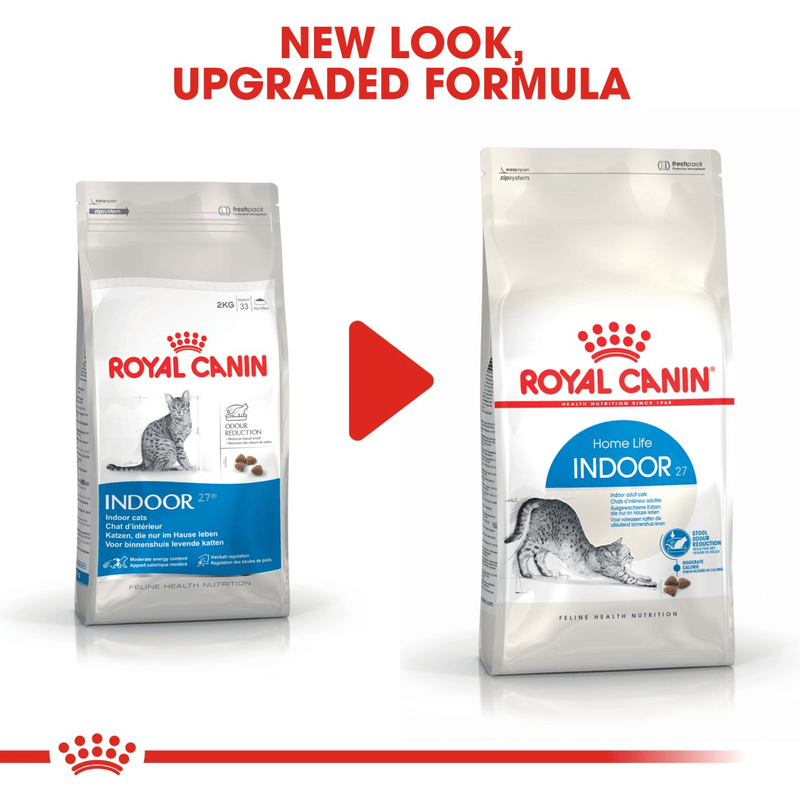 Royal Canin Indoor 27 All Breeds Adult Cat Food.