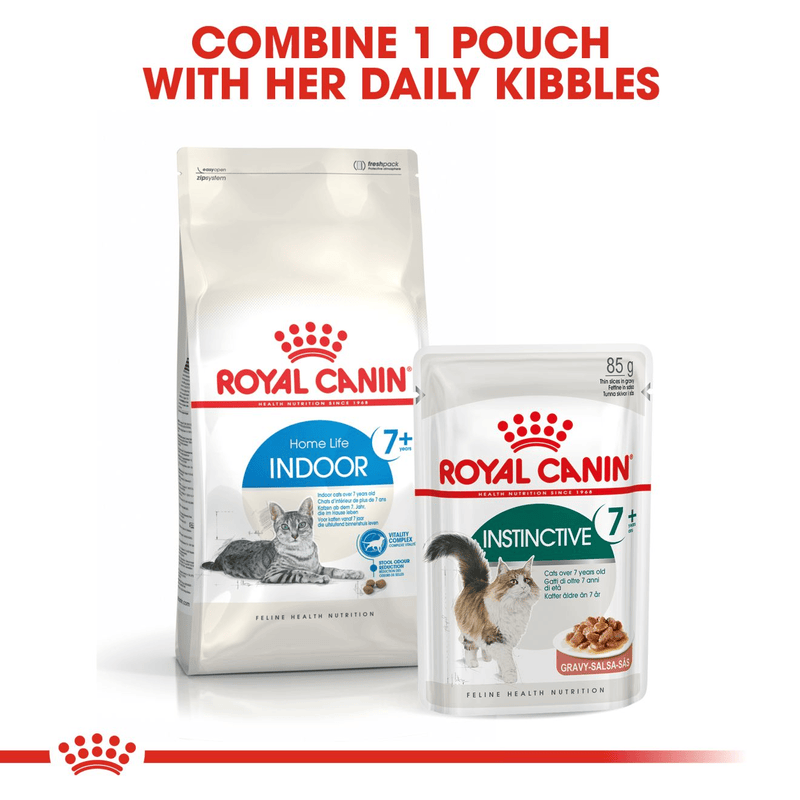 Royal Canin Indoor 7+ All Breeds Mature Cat Food.