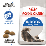 Royal Canin Indoor Long-Hair Adult Cat Food.