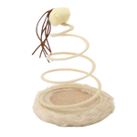 Cat toy with a ball and string on a white background, featuring the PetsNark brand.