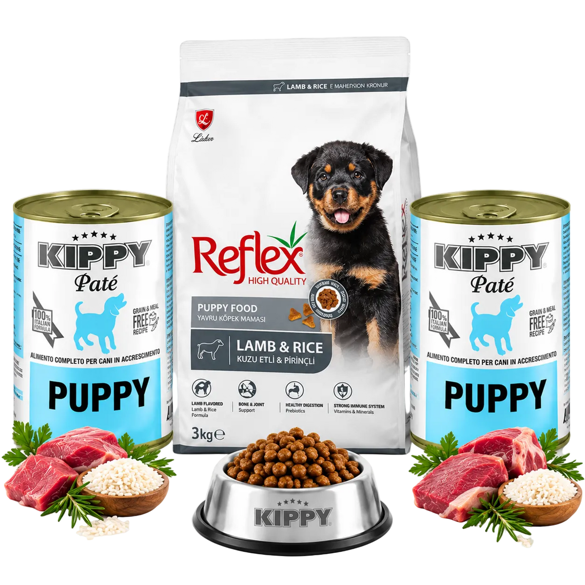 Puppy Starter Pack Petfast.shop Reflex Bundles Dog Dry Food Exclude Food Wet Food petfast.shop EgyptDefault Title 931.00