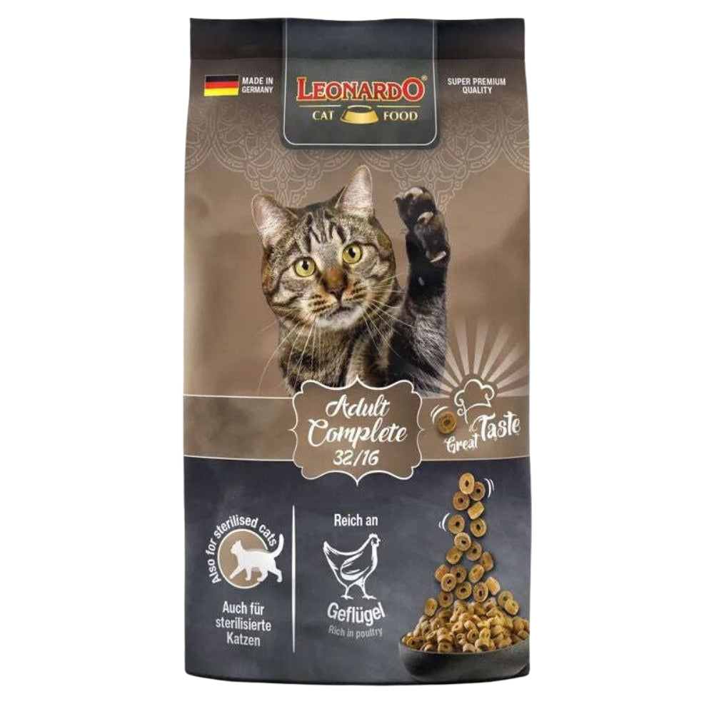 Leonardo Complete 32/16 Cat Dry Food 7.5kg.
