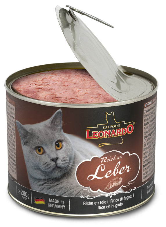 LEONARDO rich in liver Wet Food 200g.