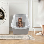 IMac Maddy Closed Litter Box With Scoop 45 Cm * 55 Cm Petfast.shop IMac Box & Accessories & Litter Cat Litter Box & Accessories petfast.shop Egypt PIM5894S Blue 3350.00