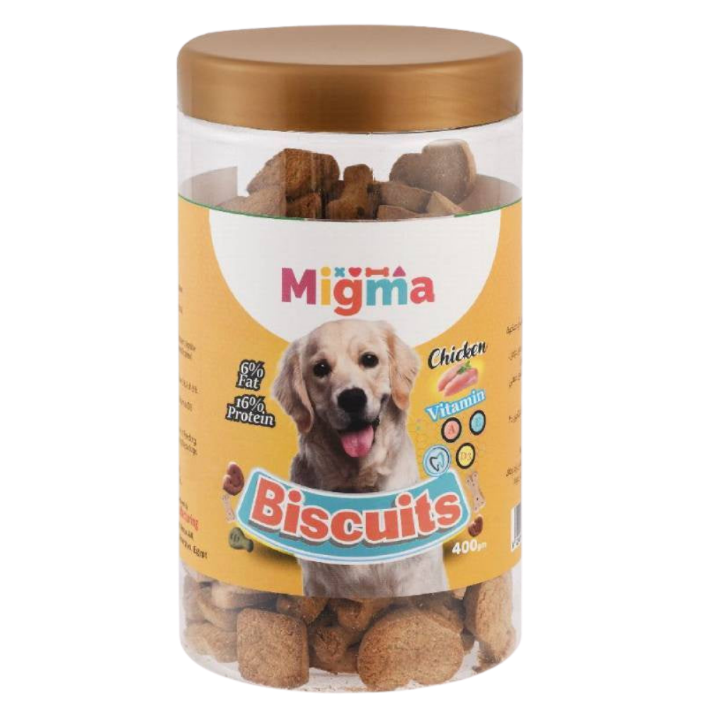 Migma Chicken Biscuit Dog Treats 400g.