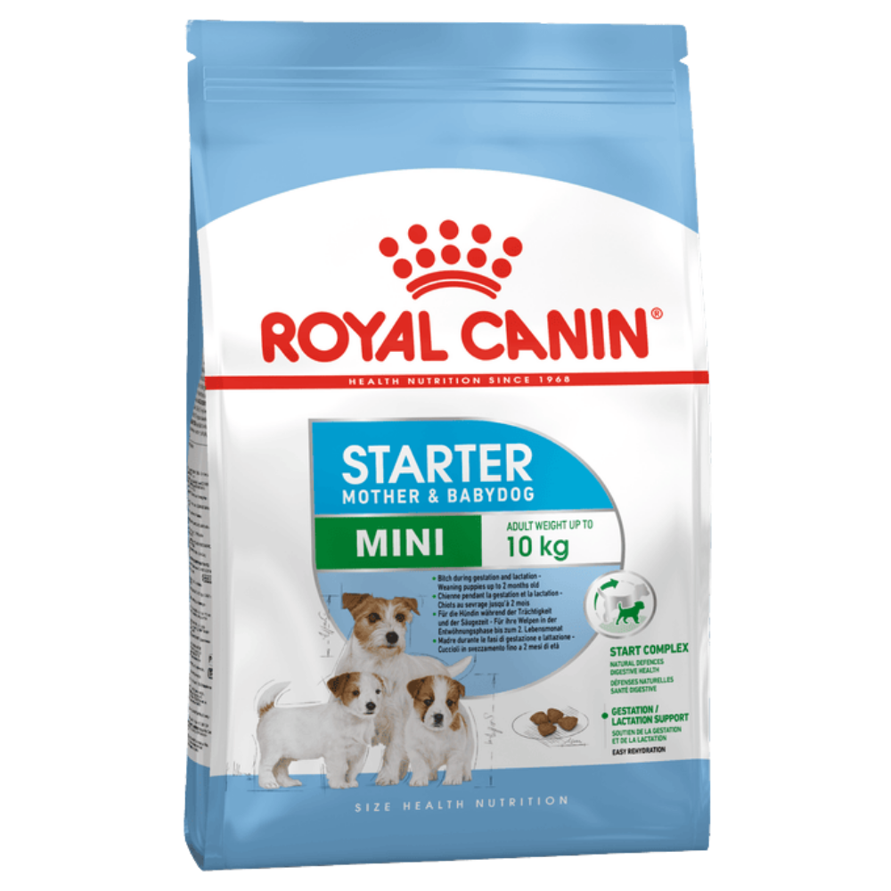 Royal Canin Mini Starter Small Breed Mother & Babydog Food 1kg.