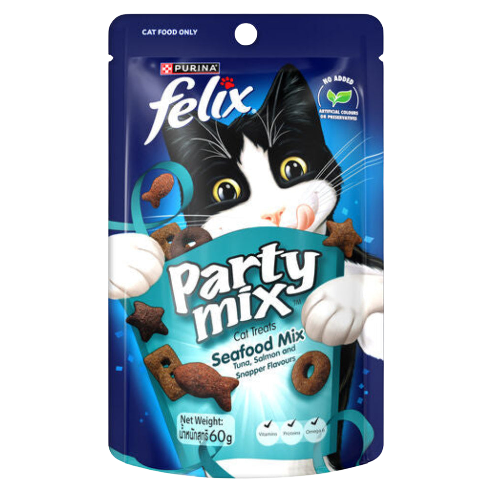 FELIX Party Mix Seafood Cat Treats 60g.