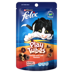 FELIX Play Tubes Chicken & Liver Cat Treats 50g.