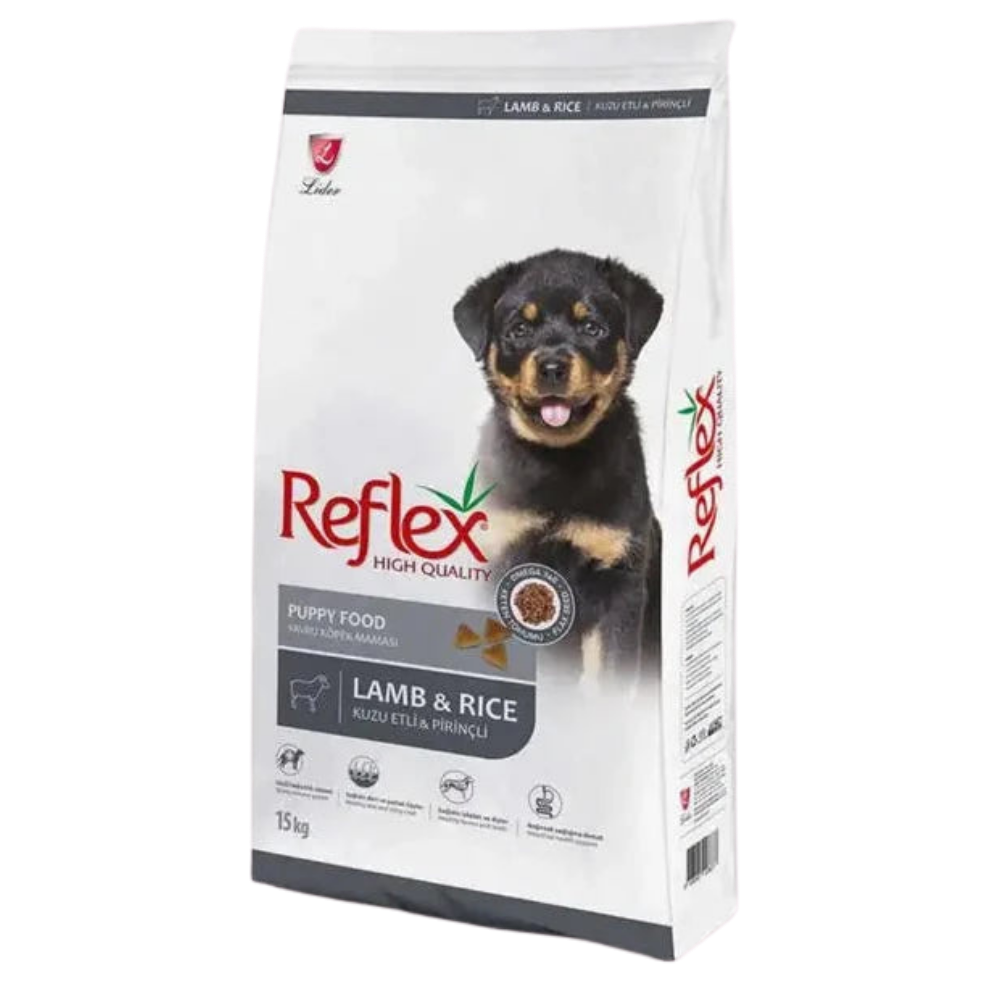Reflex Puppy Lamb & Rice 15kg.