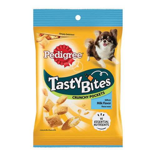Pedigree Dog Treat Tasty Bites Milk Flavor 60g