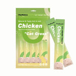 PetMetro Creamy Treat Chicken & Cat Grass (15gX 5).