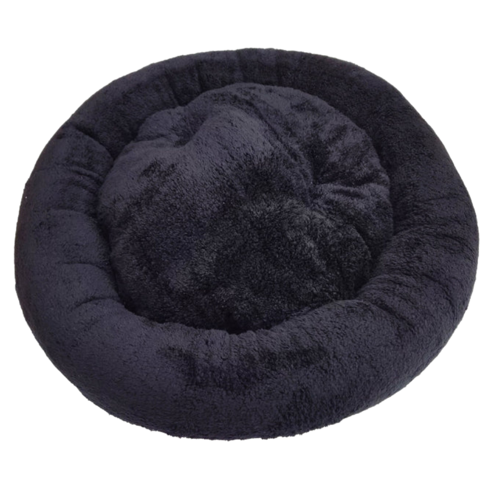 Petmoda Fur Bed XX Large 90 cm - Black.