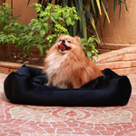 Petmoda Velvet Bed Small 50*40 - Black.