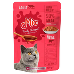 Mio Cat Wet Food Finely Chopped Veal 100g