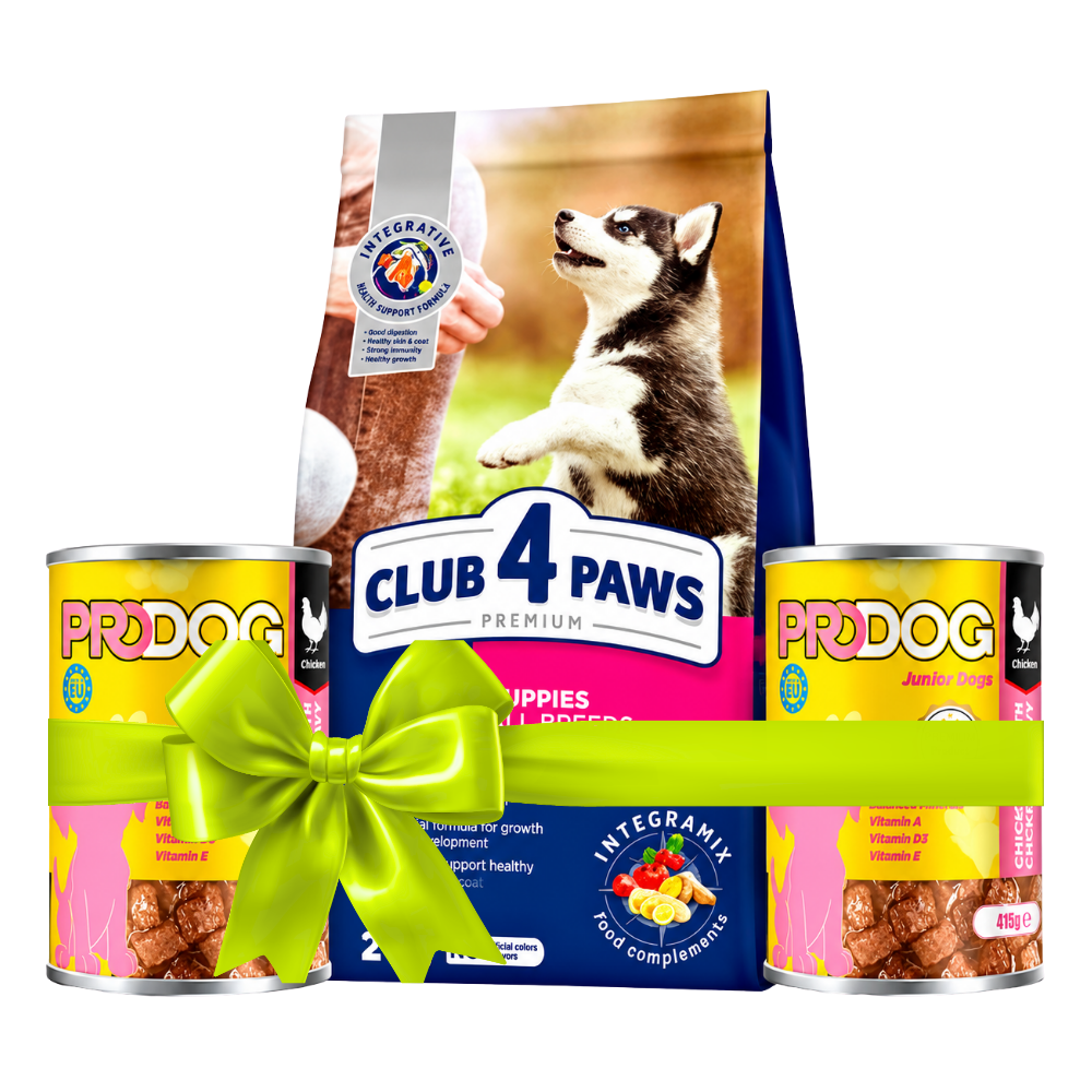 Happy Puppy Bundle Petfast.shop Club 4 Paws Bundles Dog Dry Food Exclude Food Puppy Wet Food petfast.shop EgyptDefault Title 809.00