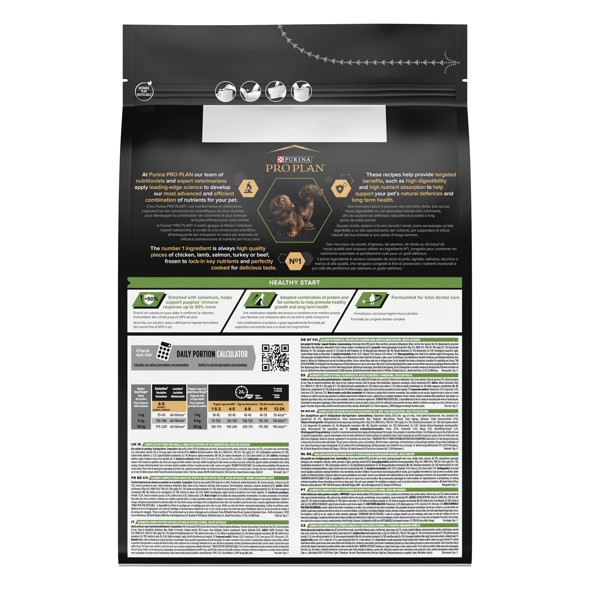 Pro Plan Small&Mini Puppy Rich In Chicken 3kg.