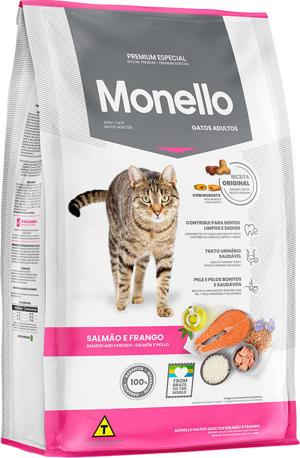 Monello Cat Food Salmon & Chicken 1kg.