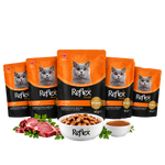 5X Reflex Plus Cat Wet Food Chunks in Gravy with Lamb 85g Petfast.shop Reflex Bundles Cat Exclude Food Wet Food petfast.shop EgyptDefault Title 190.00