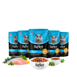 5X Reflex Plus Cat Wet Food Chunks in Gravy with White Fish 85g Petfast.shop Reflex Bundles Cat Exclude Food Wet Food petfast.shop EgyptDefault Title 190.00