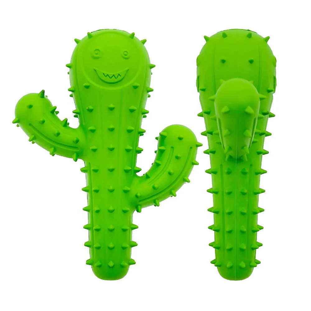 Buddy Pet Green Cactus Toy For Dogs