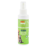 Omniguard fresh breath solution bottle for pets on a white background