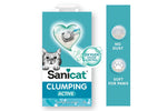 Sanicat Active White Clumping Cat Litter Marseille Soap Scent 10 L.